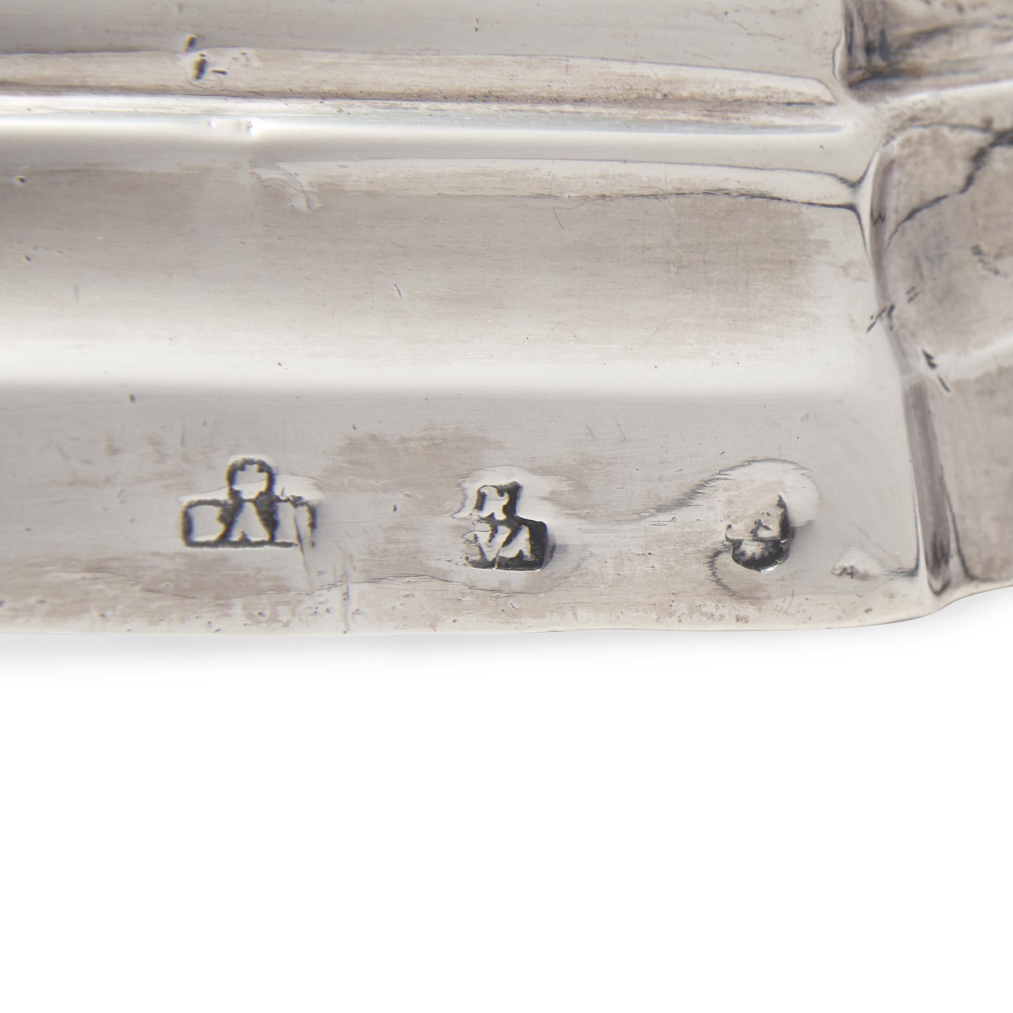 A Pair of Spanish Silver Candlesticks
