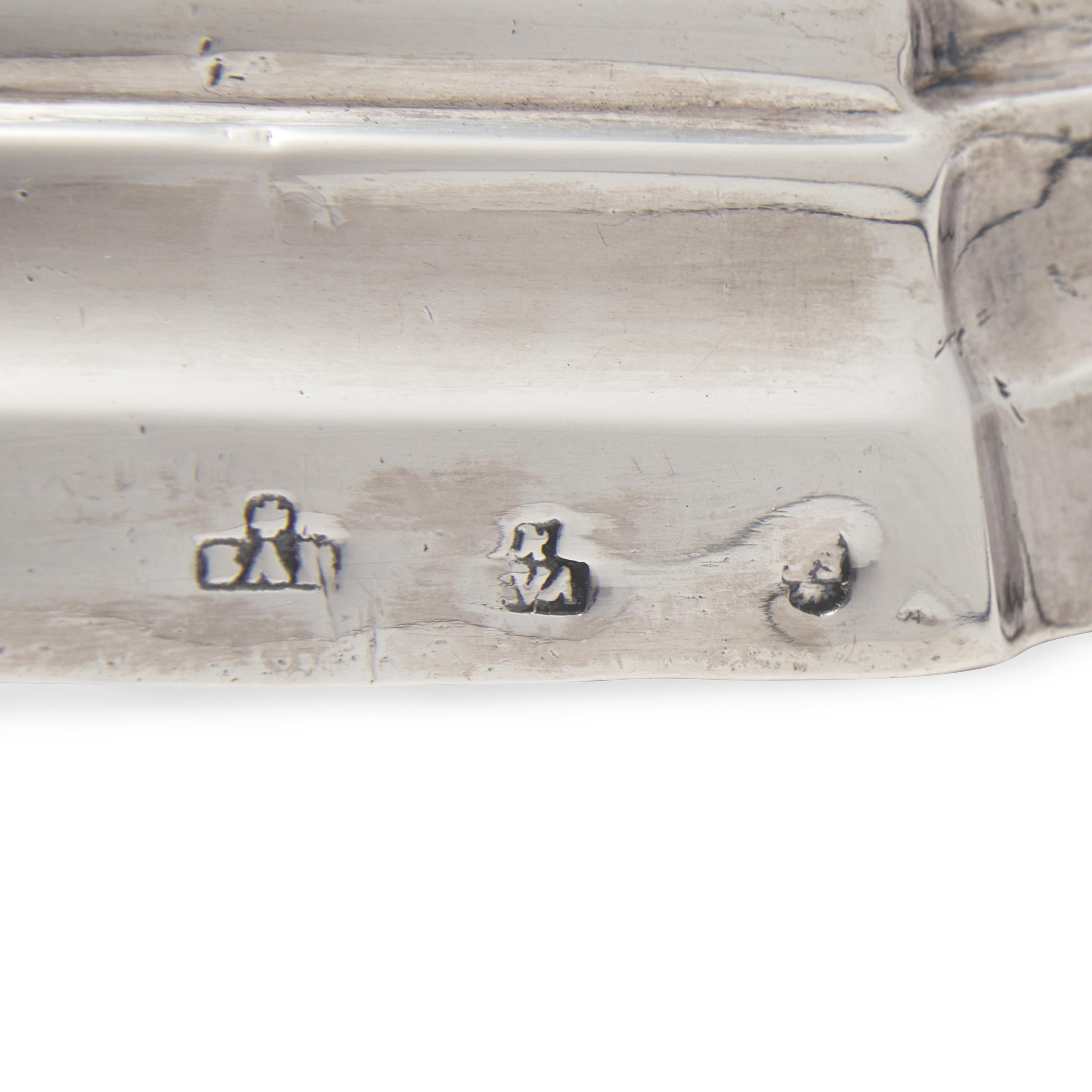 A Pair of Spanish Silver Candlesticks