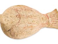 Two Canosan Painted Terracotta Birds