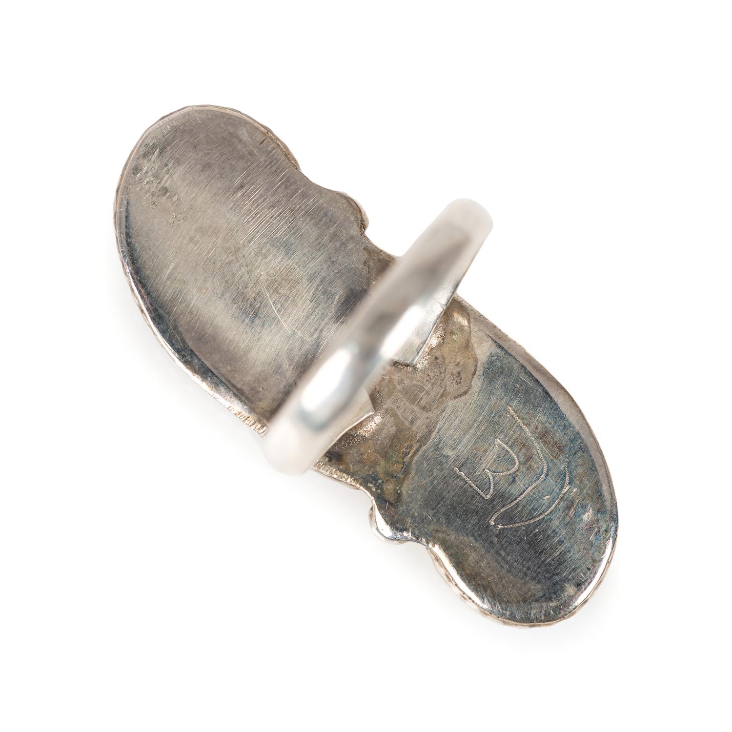 Zuni Silver and Channel Inlaid Turquoise Jewelry Suite