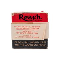 An Original, Unused 1940s Reach Official American League Baseball in Sealed Box
