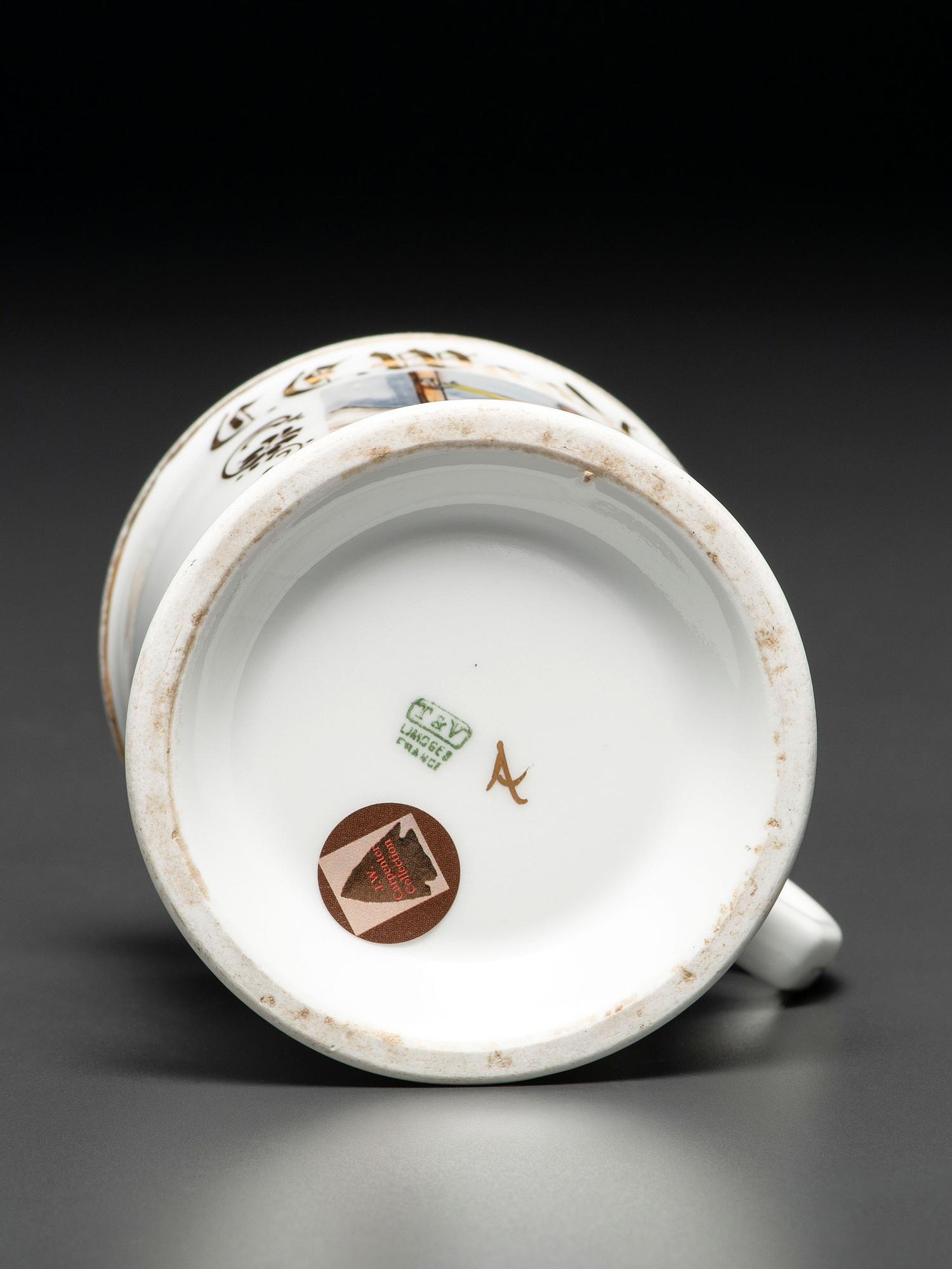 A Confectioner's Porcelain Occupational Shaving Mug Belonging to Charles Woodland