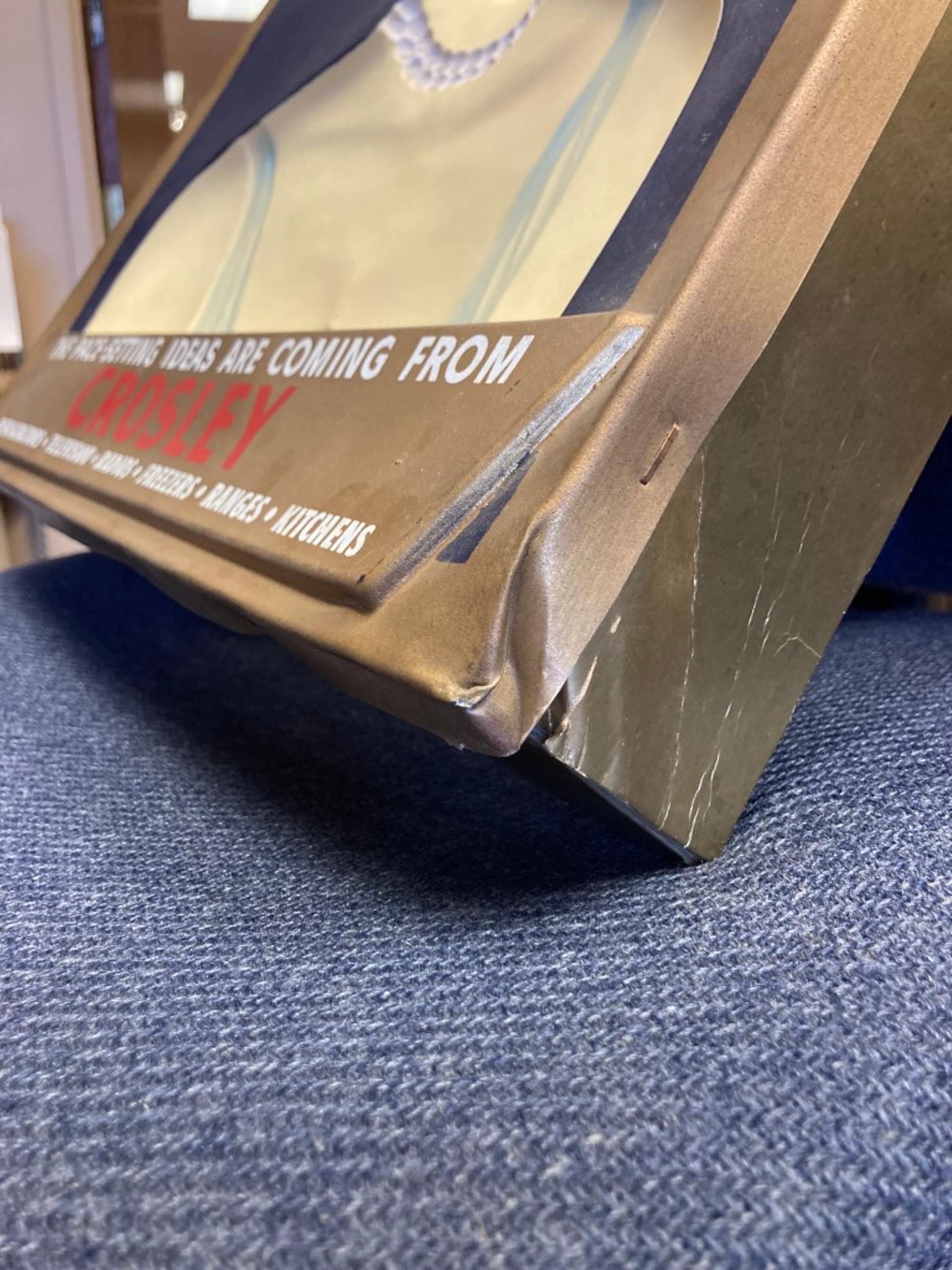 A Rare Crosley Radio Countertop Display Sign