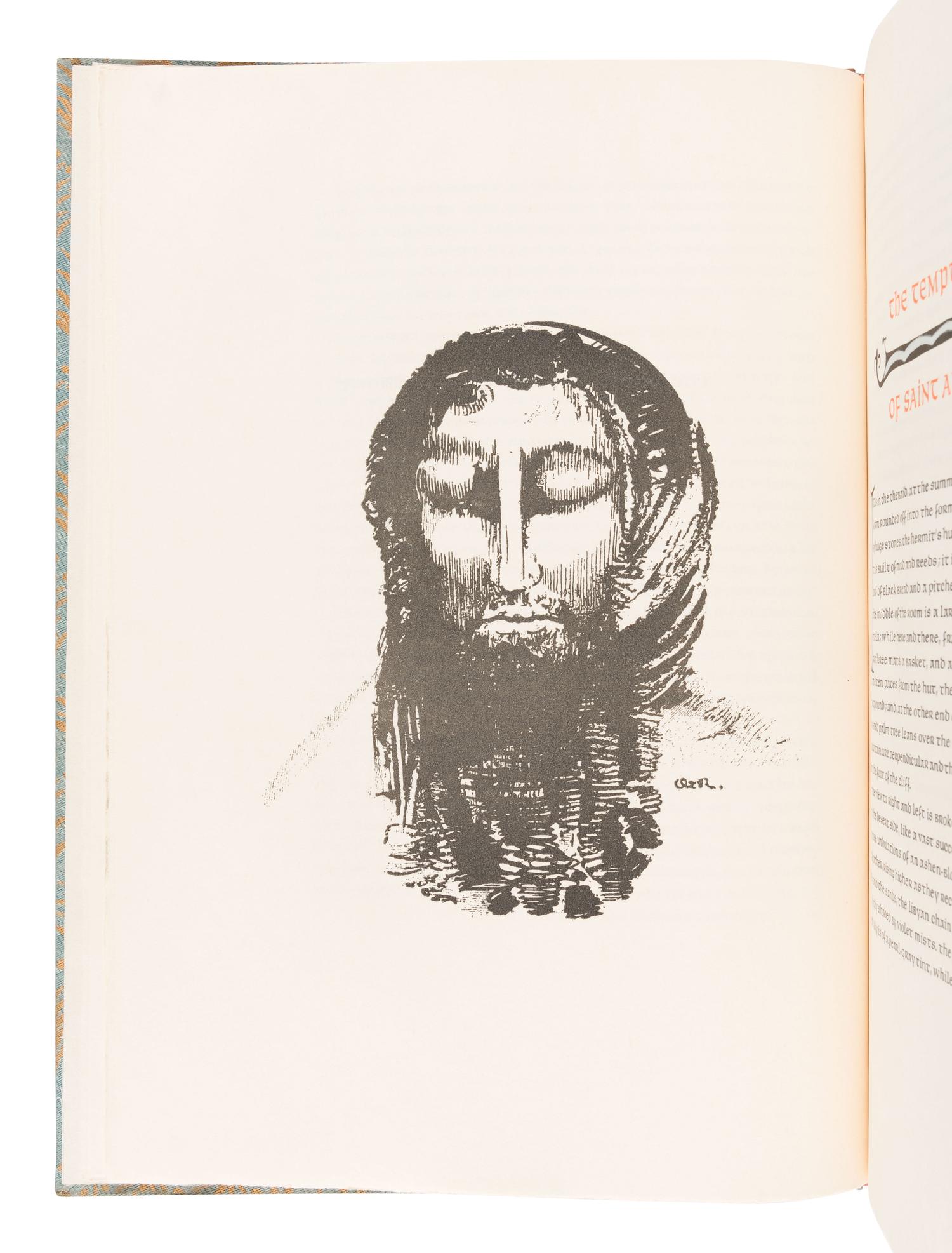 [ALLEN PRESS]. FLAUBERT, Gustave (1821-1880). The Temptation of Saint Anthony. Kentfield, CA: The Allen Press, 1974.