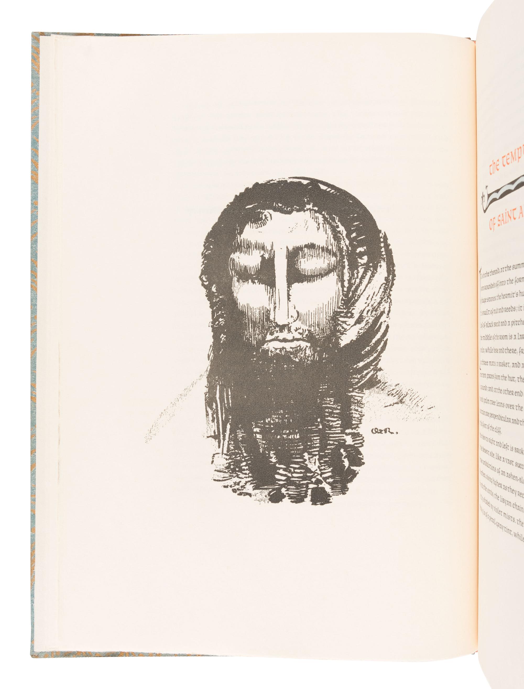 [ALLEN PRESS]. FLAUBERT, Gustave (1821-1880). The Temptation of Saint Anthony. Kentfield, CA: The Allen Press, 1974.