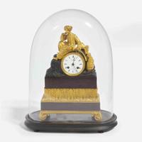 A German gilt and patinated bronze "Turkish" mantel clock Conrad Felsing, Berlin, circa 1820-1844