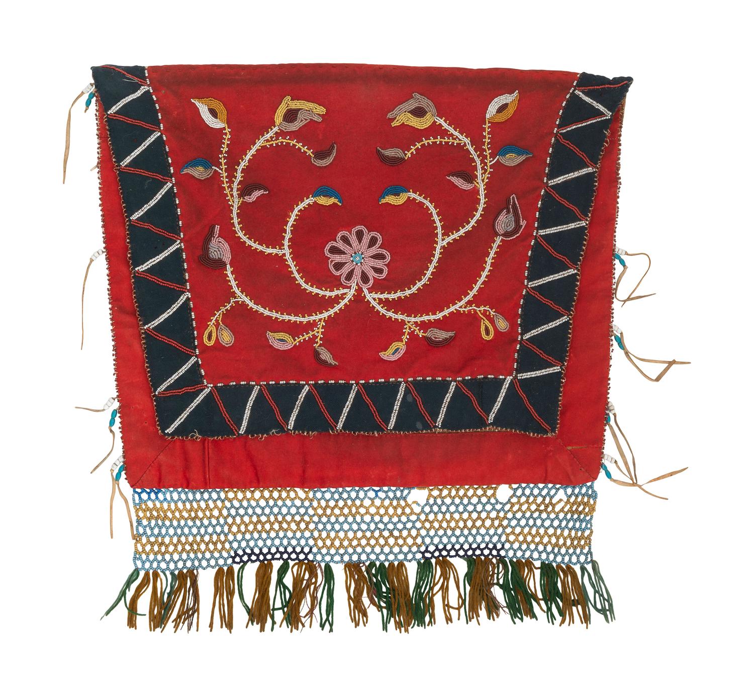 Athapaskan Beaded Moose Hide Sled Bag