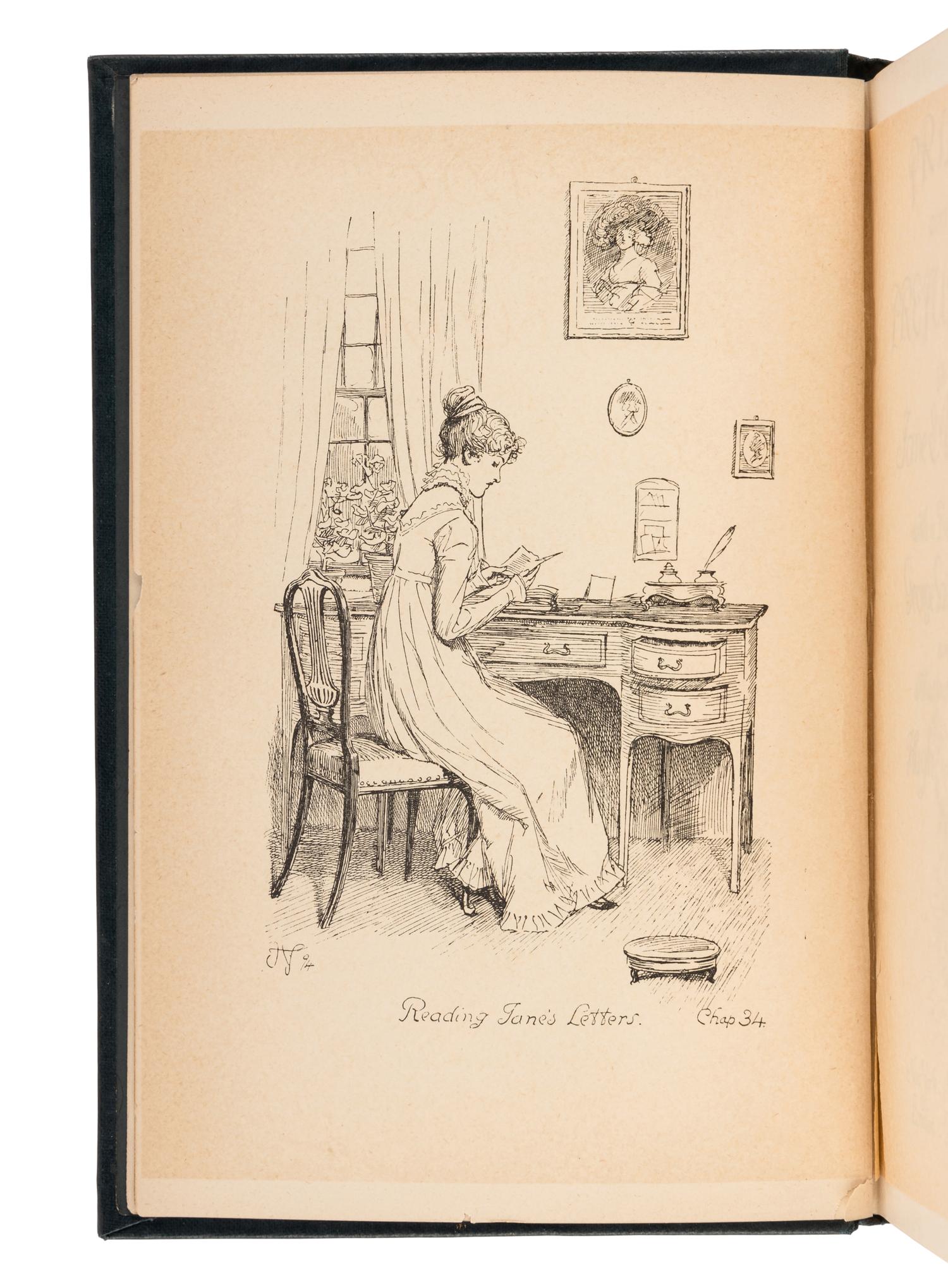 AUSTEN, Jane (1775-1817). Pride and Prejudice . Hugh Thomson, illustrator. New York and London: Macmillan & Co., and George Allen, 1894.