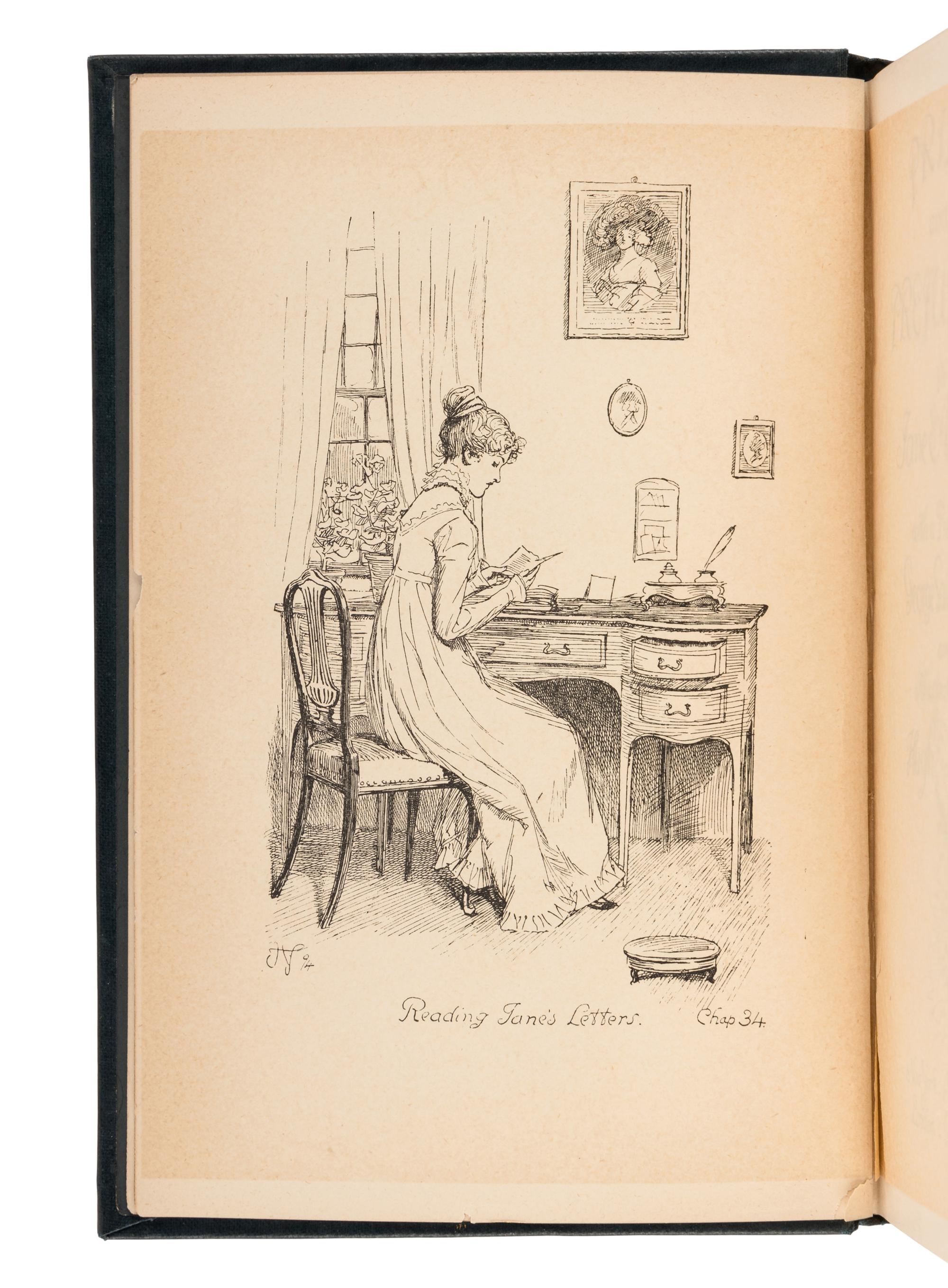 AUSTEN, Jane (1775-1817). Pride and Prejudice . Hugh Thomson, illustrator. New York and London: Macmillan & Co., and George Allen, 1894.