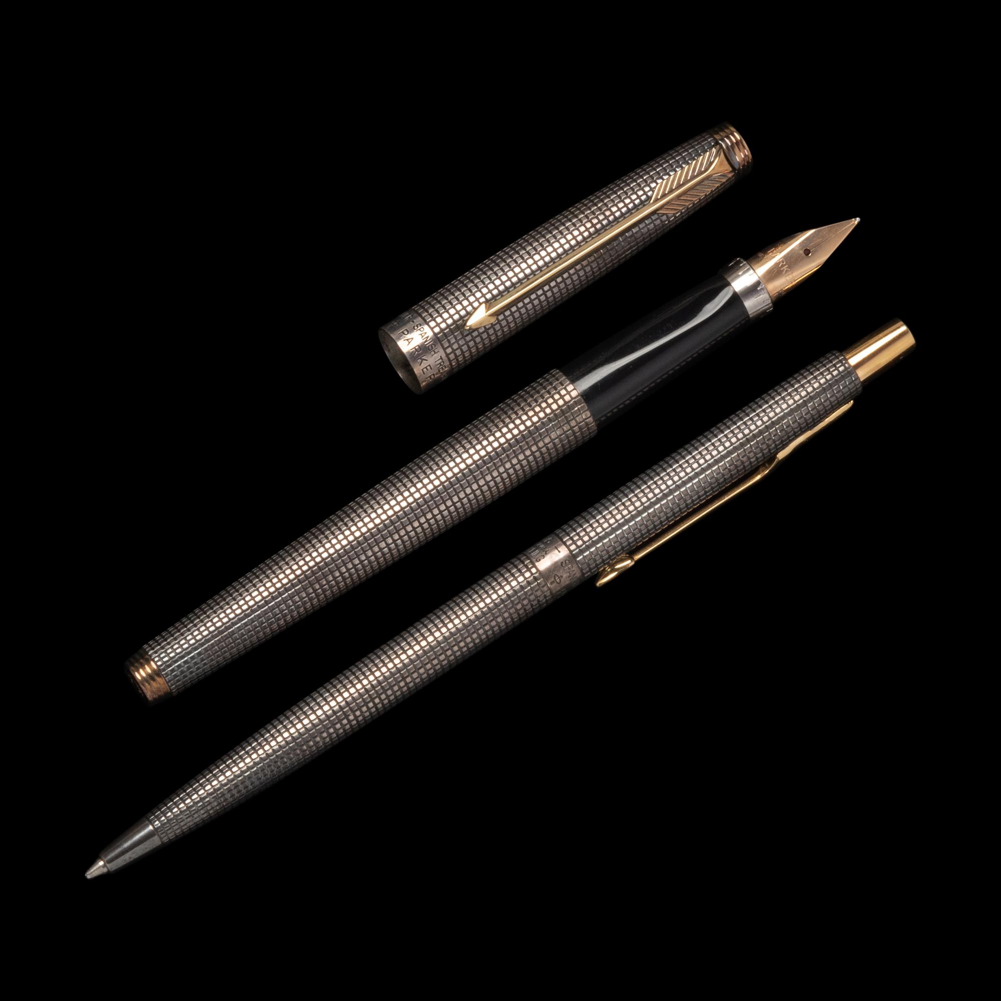 A Parker Limited Edition Spanish Treasure Fleet-1715 Fountain Pen and Rollerball Pen Set