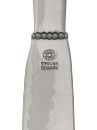A Georg Jensen Beaded Silver Flatware Service