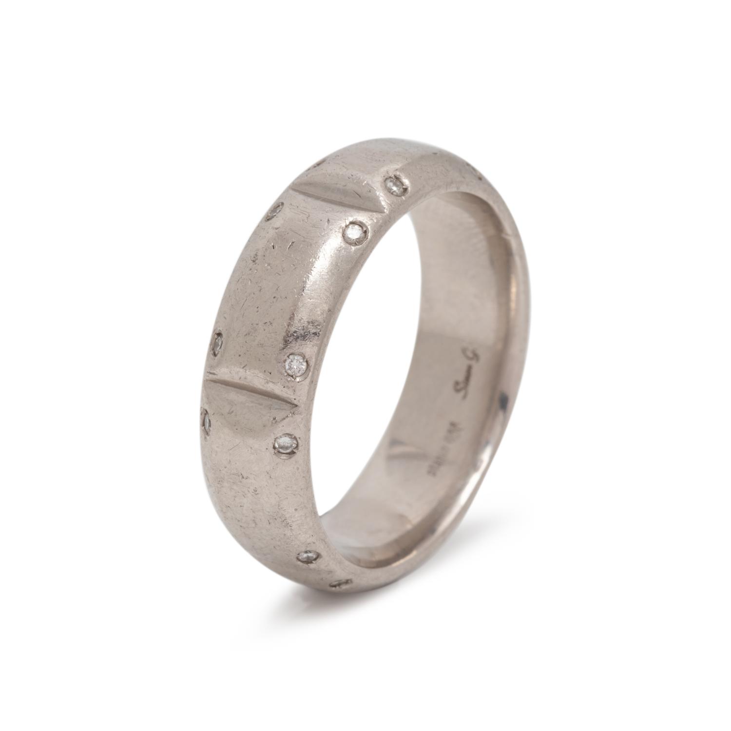 PLATINUM AND DIAMOND BAND