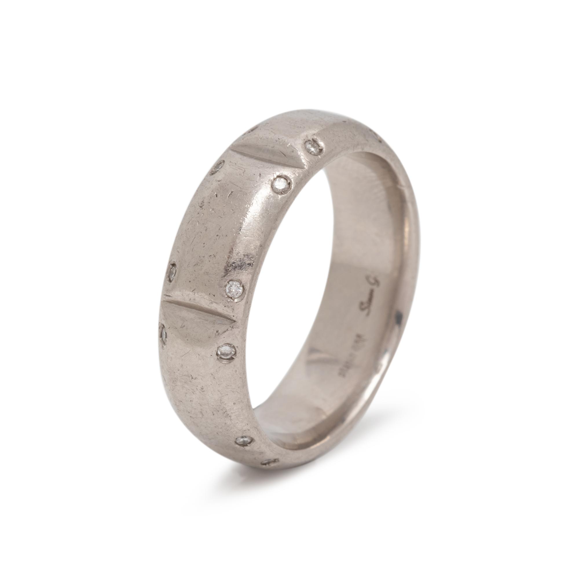 PLATINUM AND DIAMOND BAND