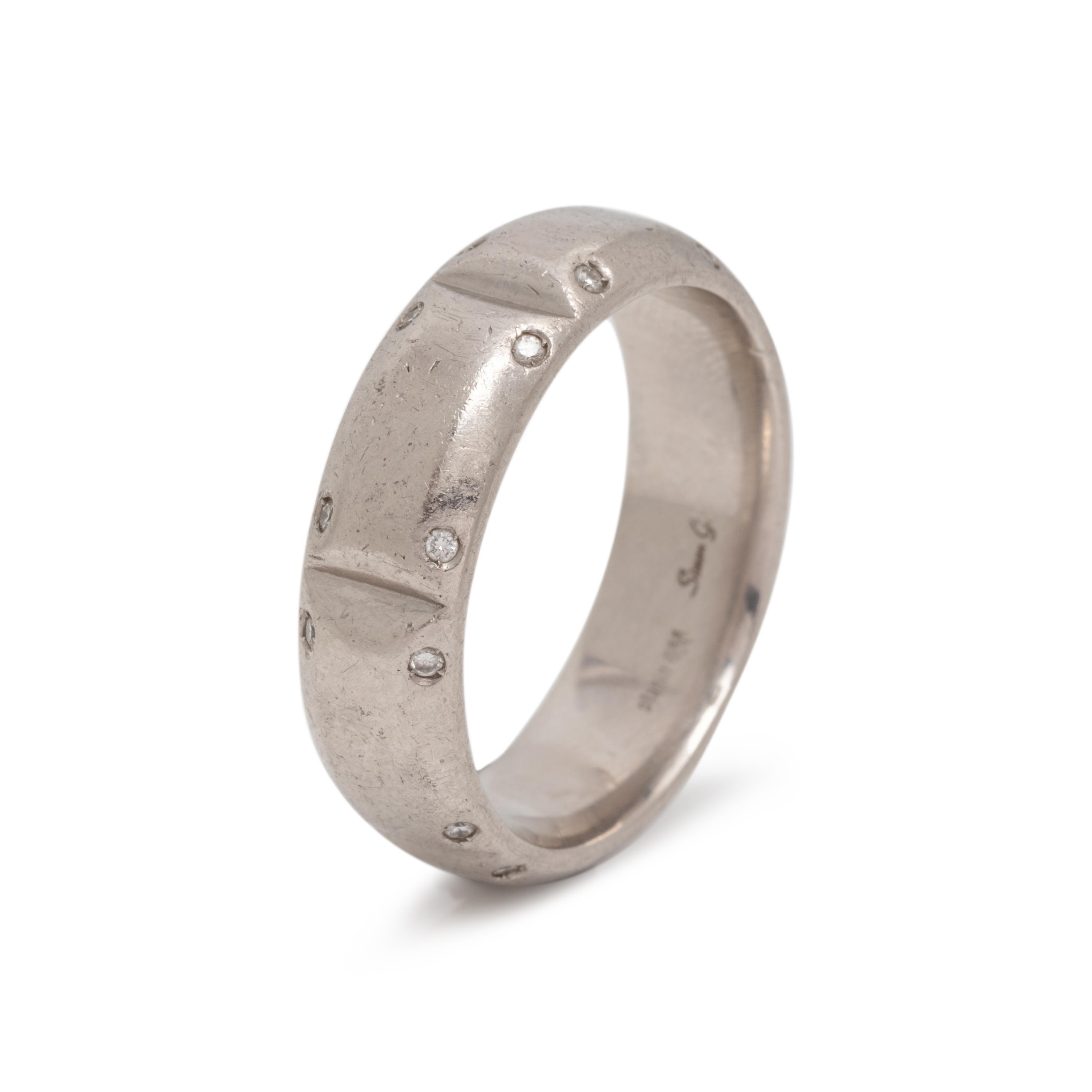PLATINUM AND DIAMOND BAND