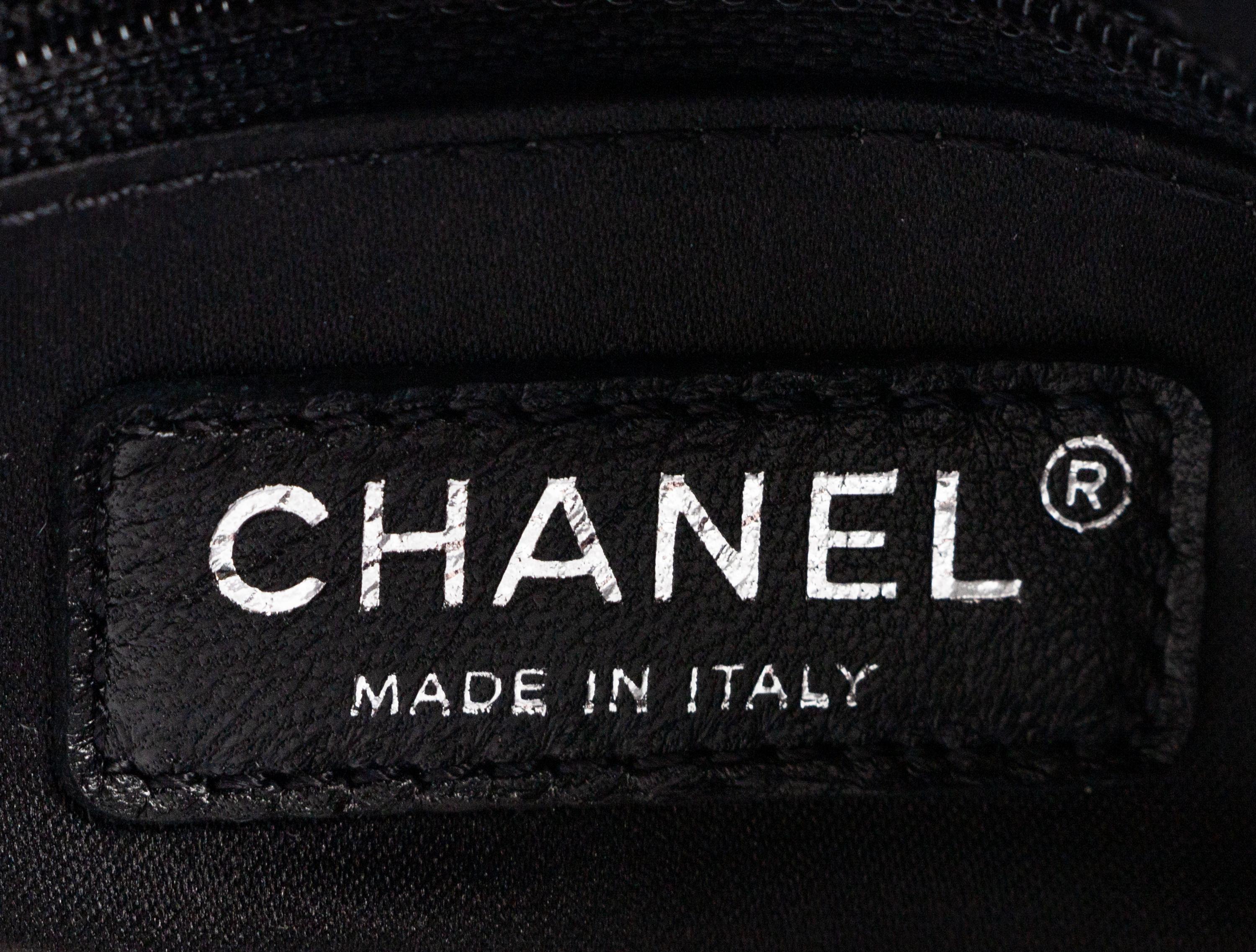 Chanel Quilted Lambskin Leather Triple Compartment Bag, 2011