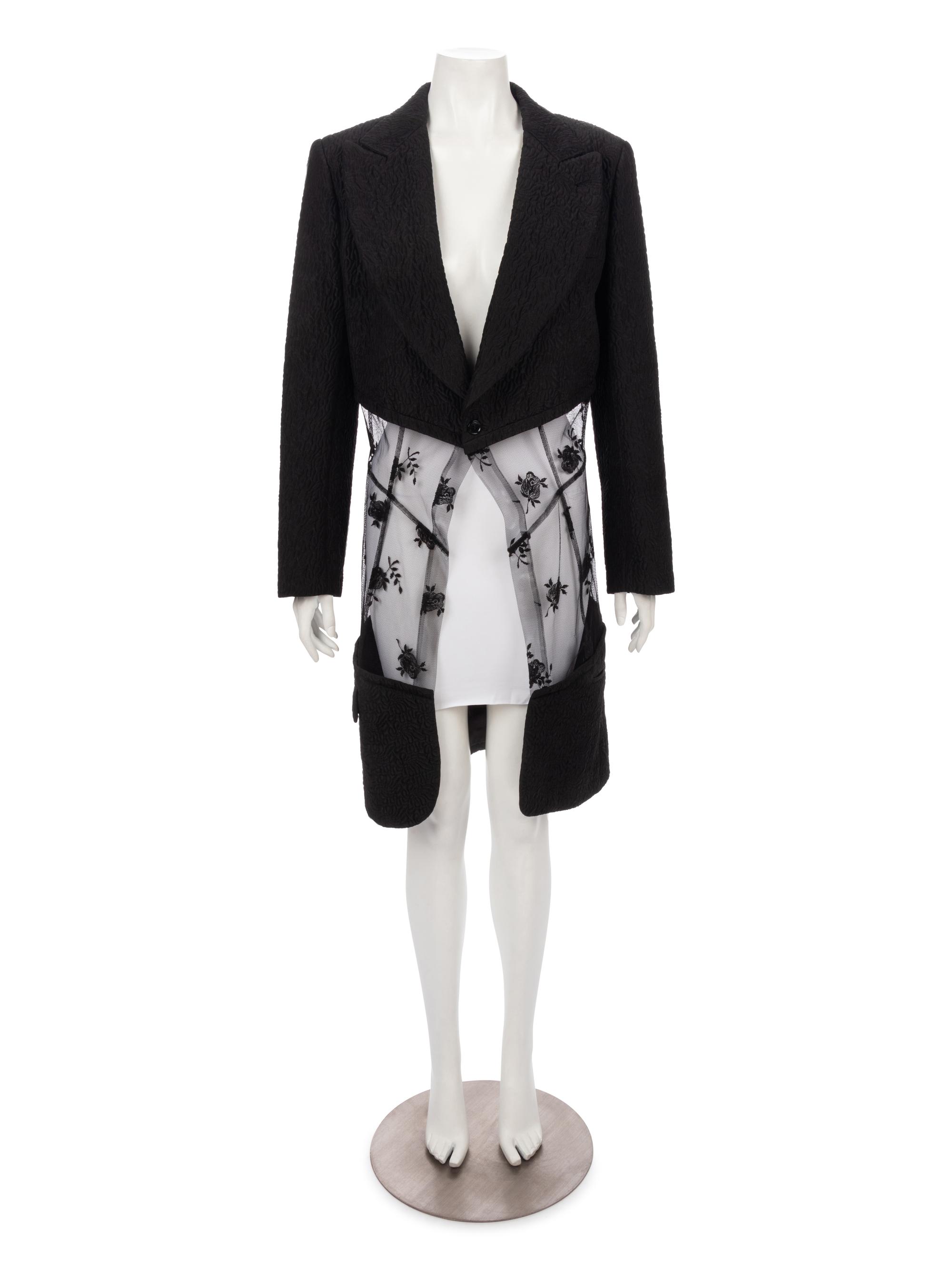 Comme des Garçons Quilted Jacket with Lace,