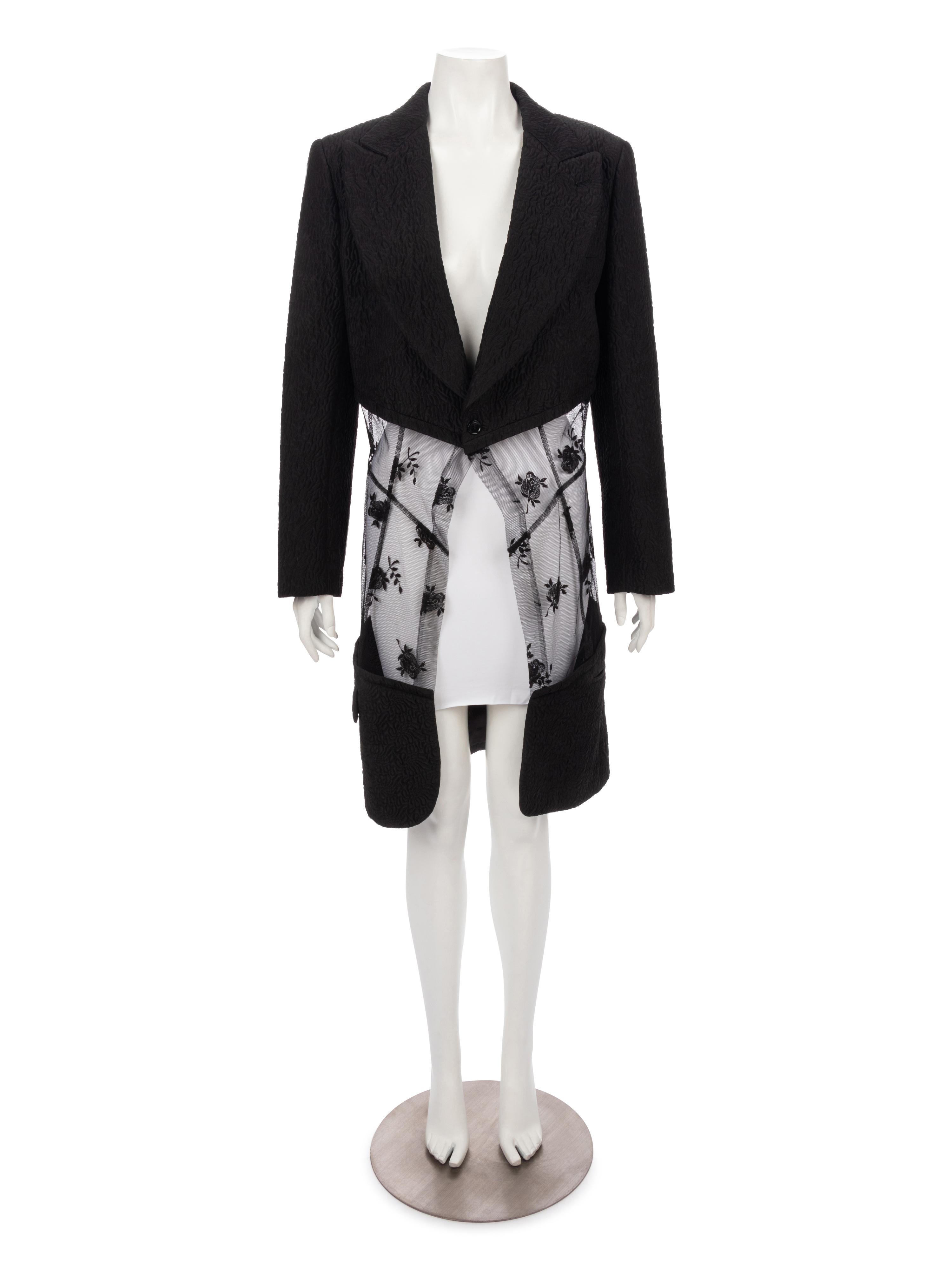 Comme des Garçons Quilted Jacket with Lace,