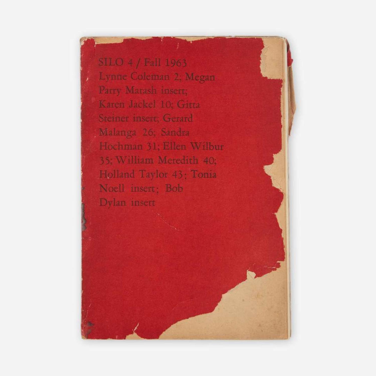 [Music] [Dylan, Bob] Group of 2 Rare and Early Bob Dylan Items