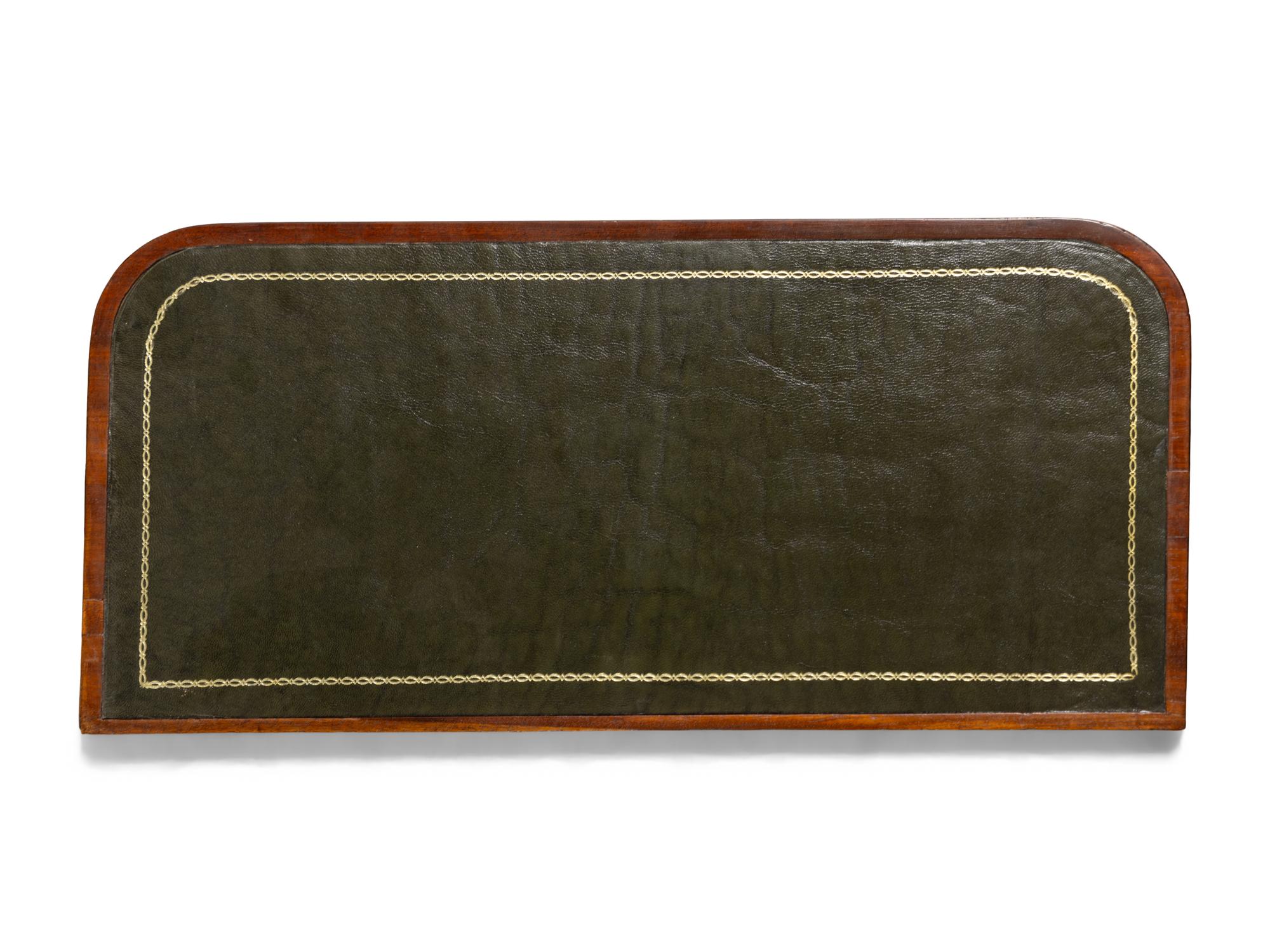 A Regency Style Mahogany Leather-Top Sofa or Writing Table