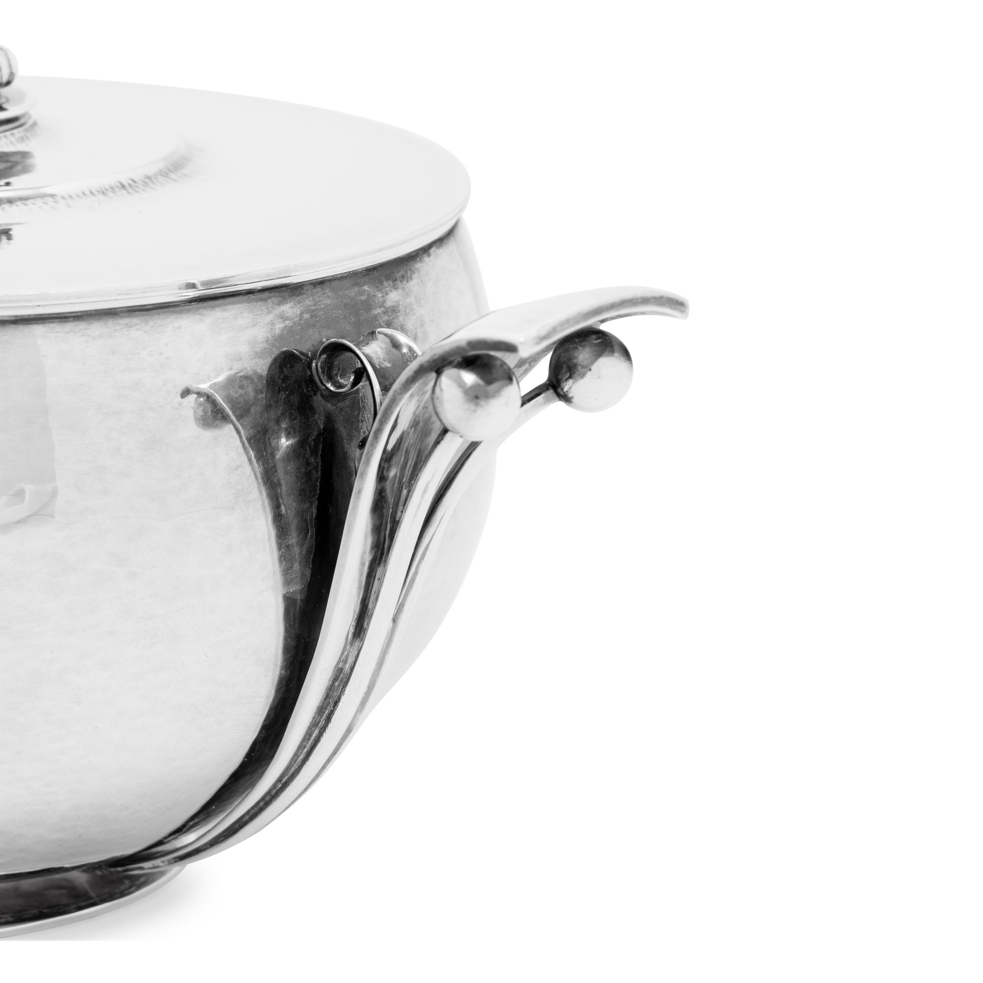 A Georg Jensen Silver Tureen and Cover