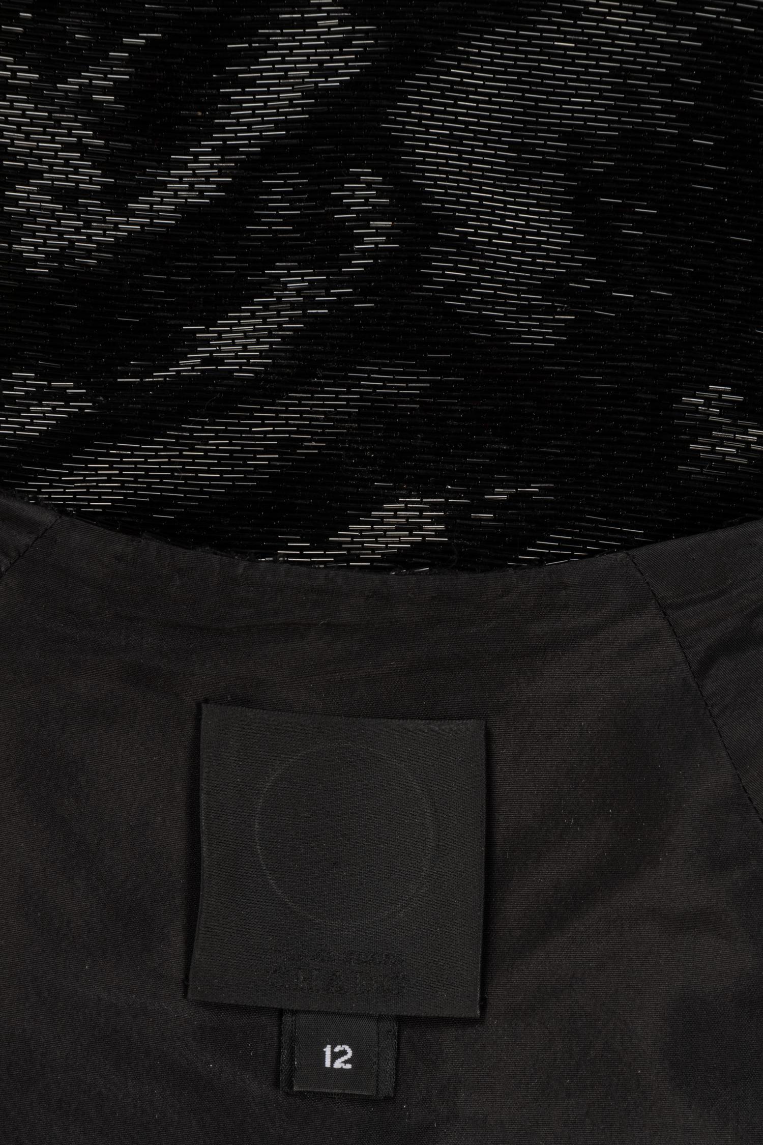 Chado Ralph Rucci Glass Bead Embellished Crop Jacket, c.2010