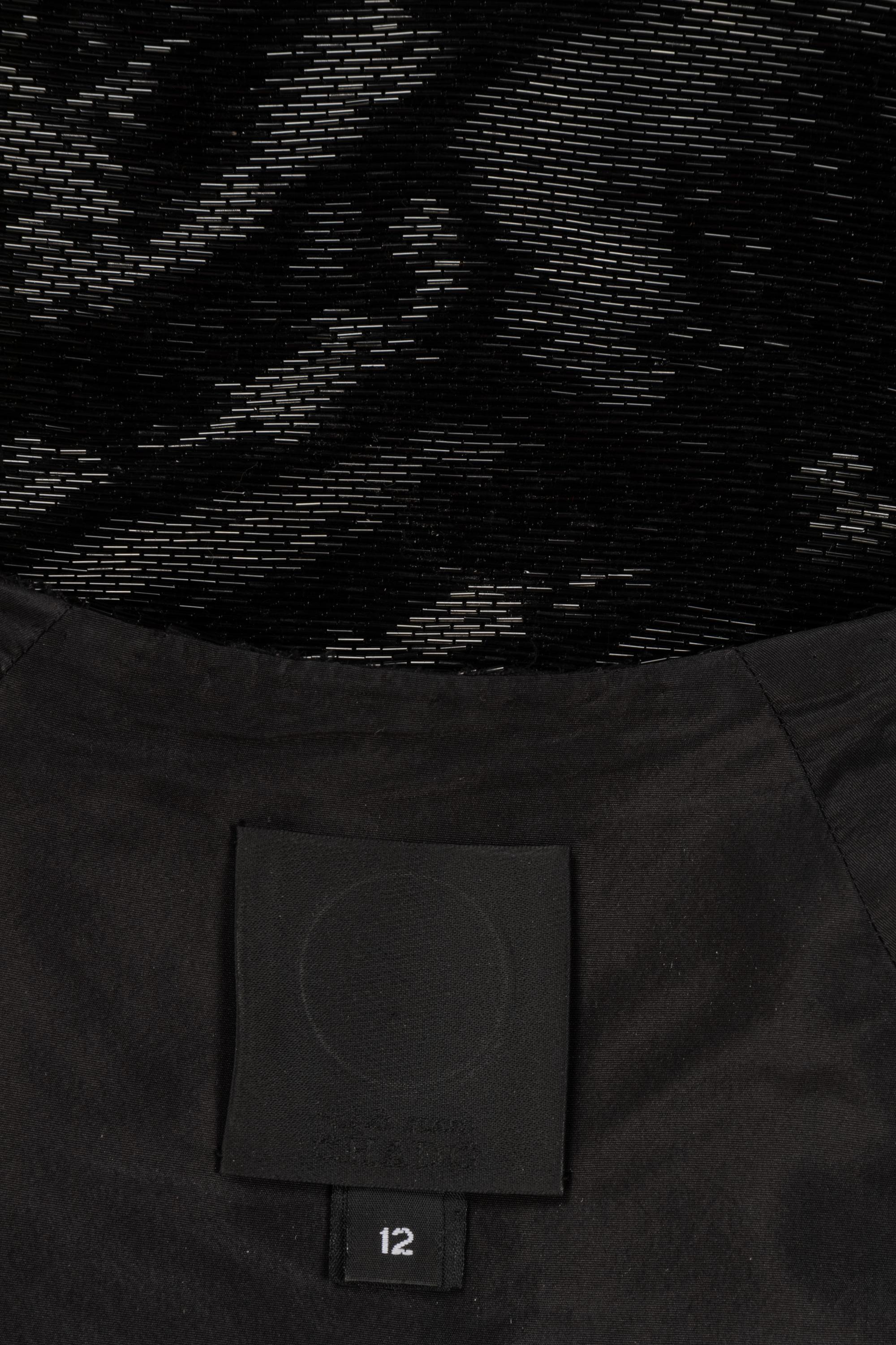 Chado Ralph Rucci Glass Bead Embellished Crop Jacket, c.2010