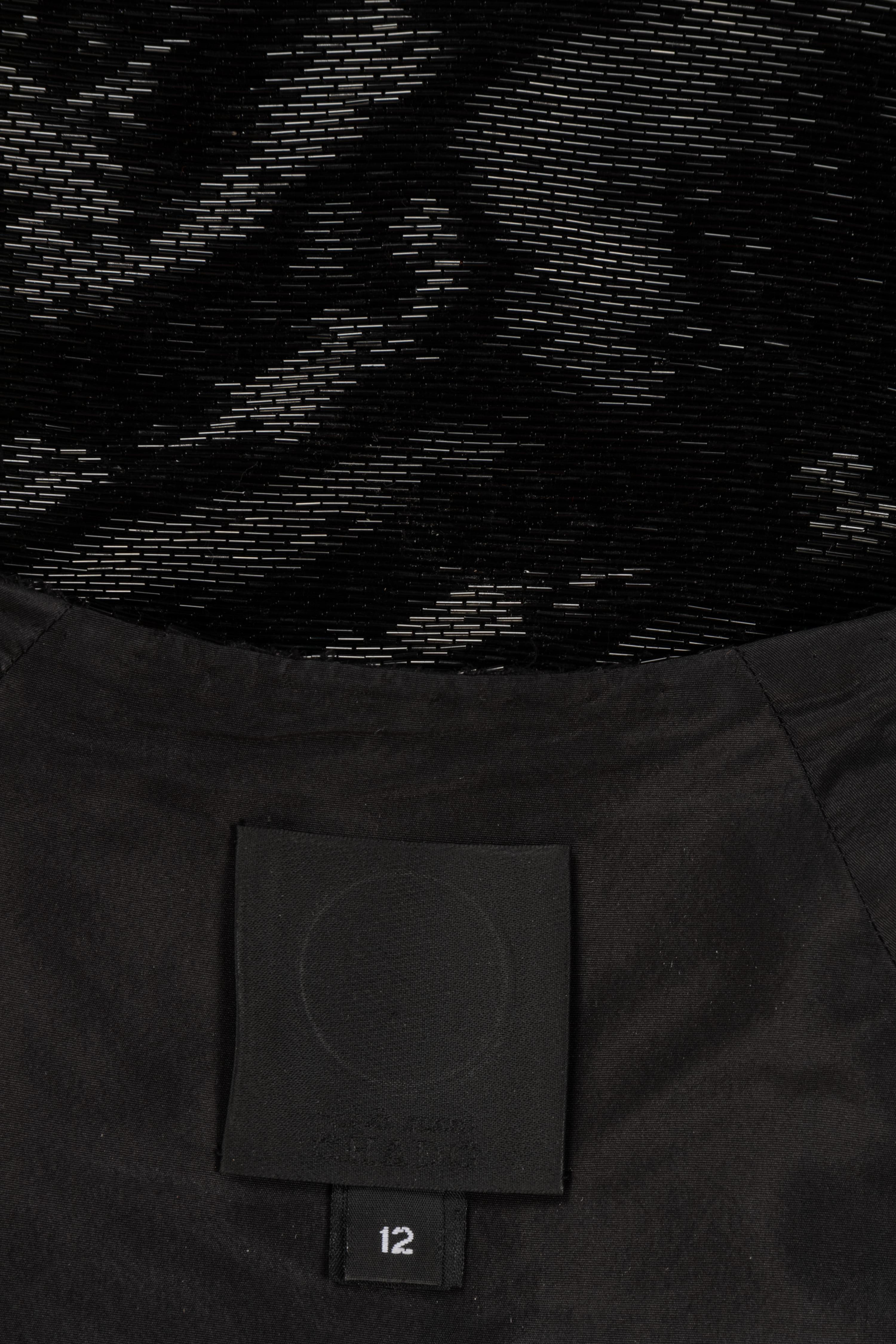Chado Ralph Rucci Glass Bead Embellished Crop Jacket, c.2010