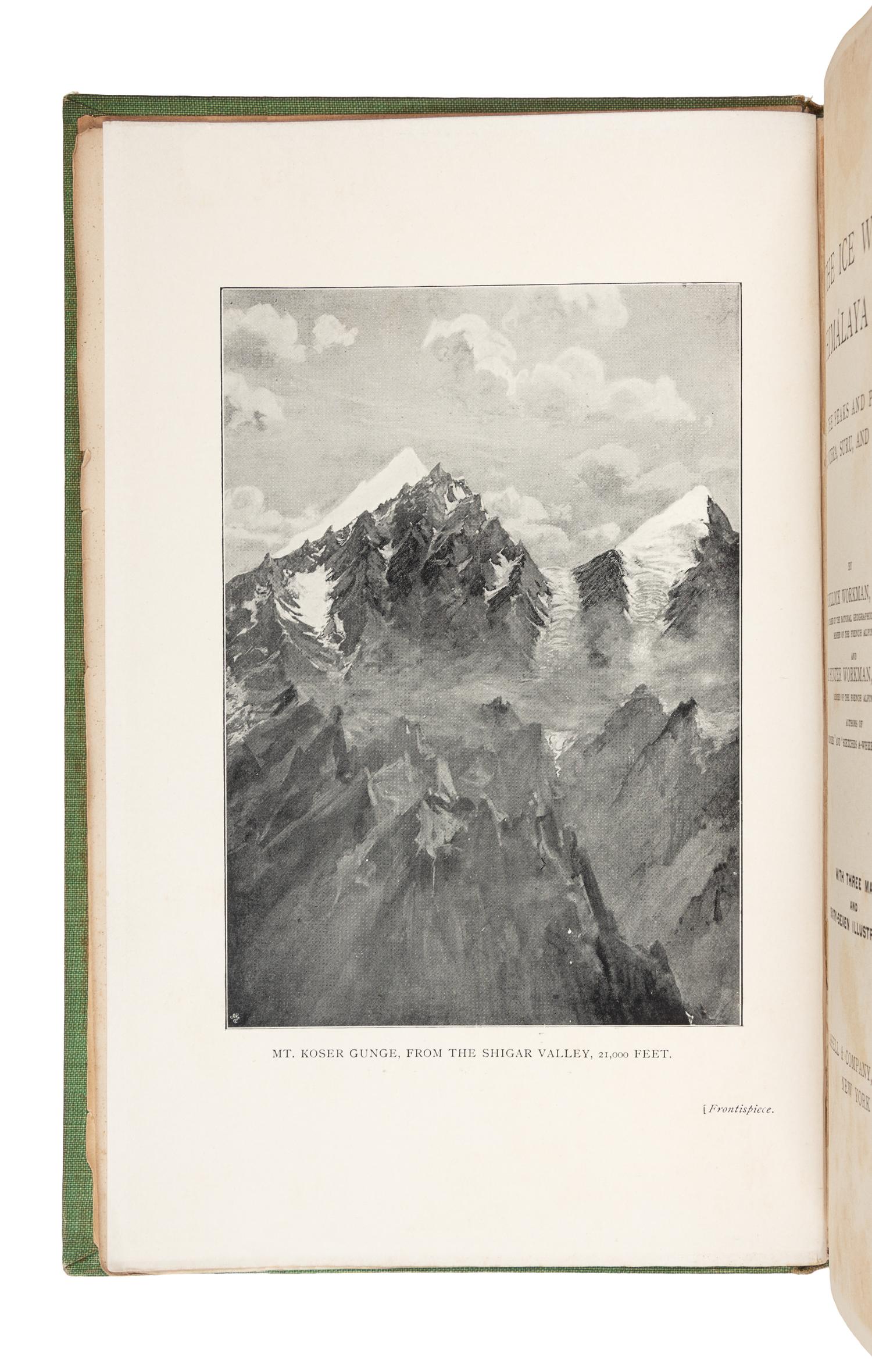 WORKMAN, Fanny Bullock (1859-1925); WORKMAN, William Hunter (1847-1937). In the Ice World of Himalaya. Among the Peaks and Passes of La