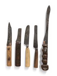 Heavily Resharpened Butcher Knives