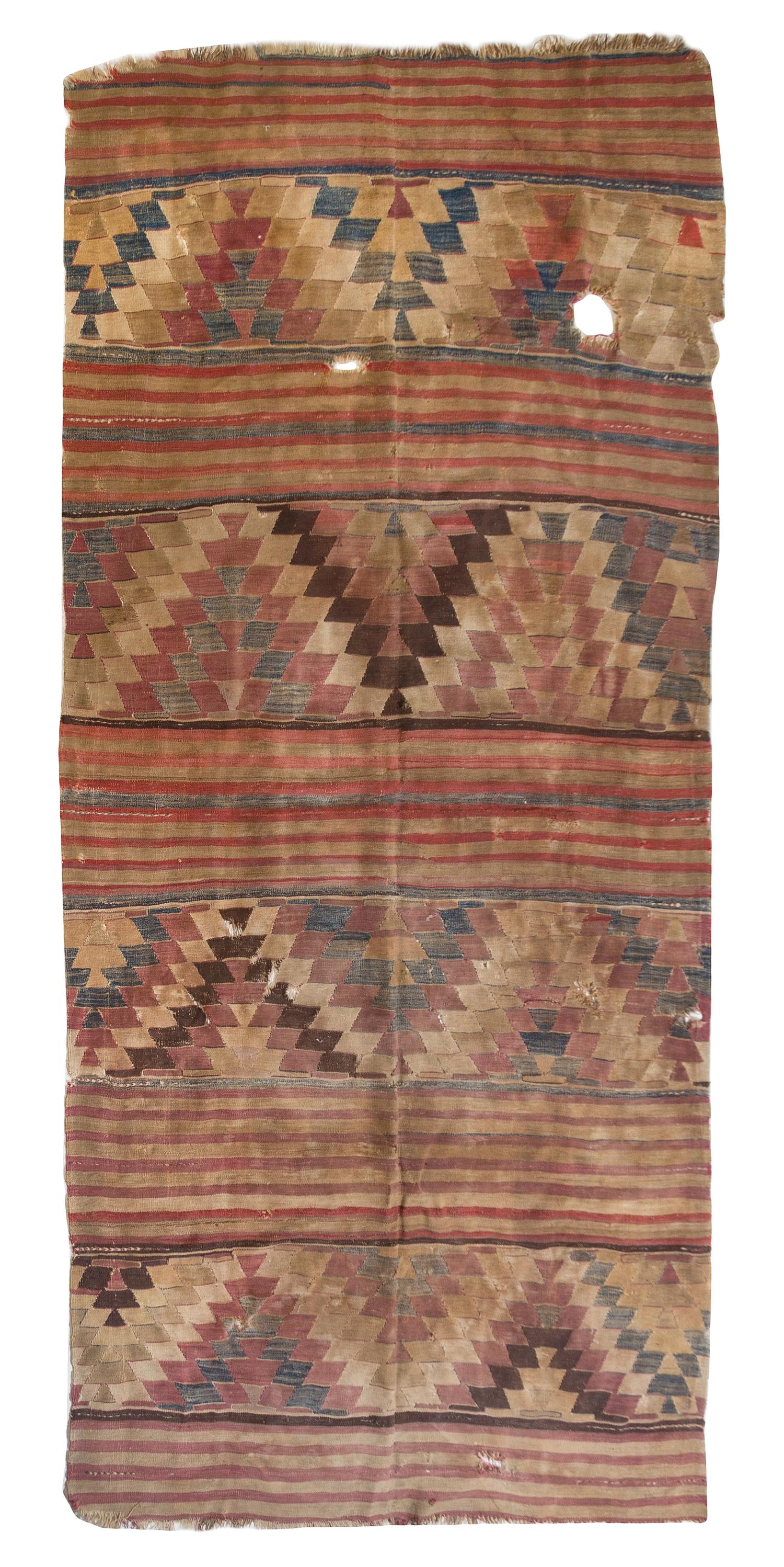 A Northwestern Persian Wool Prayer Rug 6 feet 8 inches x 3 feet 11 inches. — EARLY 20TH CENTURY