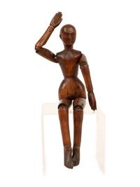 An Articulated Wooden Artist's Model