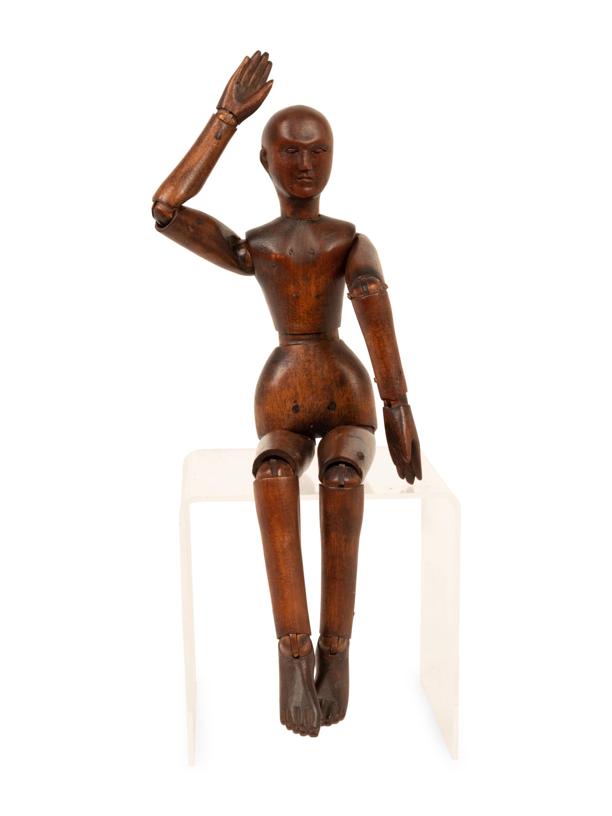An Articulated Wooden Artist's Model
