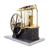 A Brass and Silvered Metal Chadburns Condensing Steam Engine