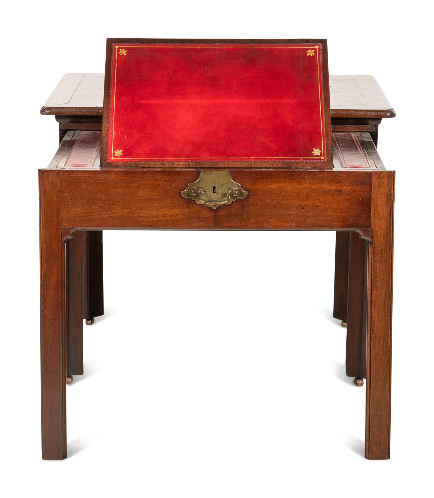 A George III Mahogany Architect's Desk