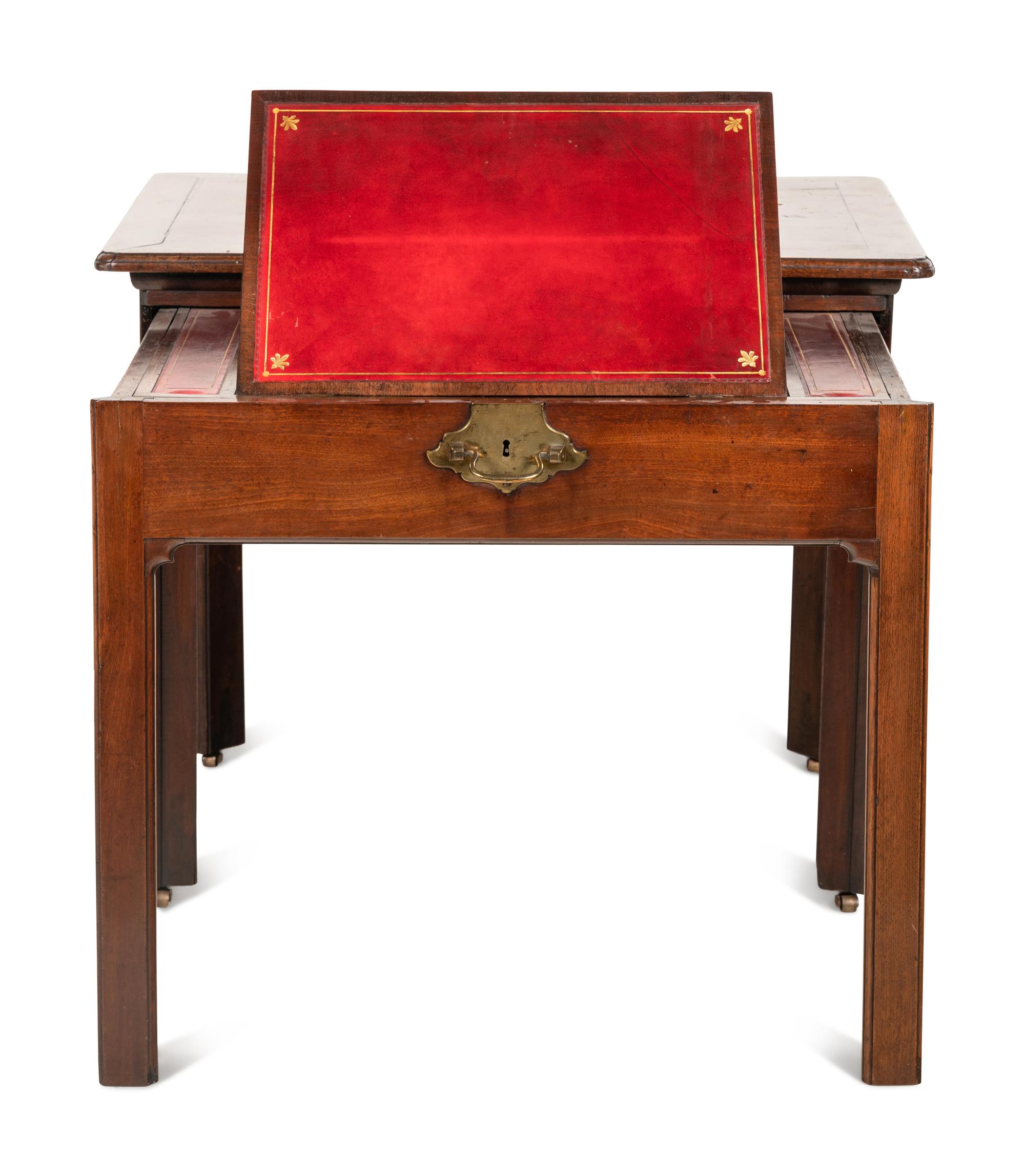 A George III Mahogany Architect's Desk