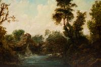 Landscape with Watering Cattle
