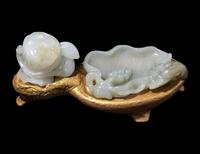 Two Chinese Jade Carvings
