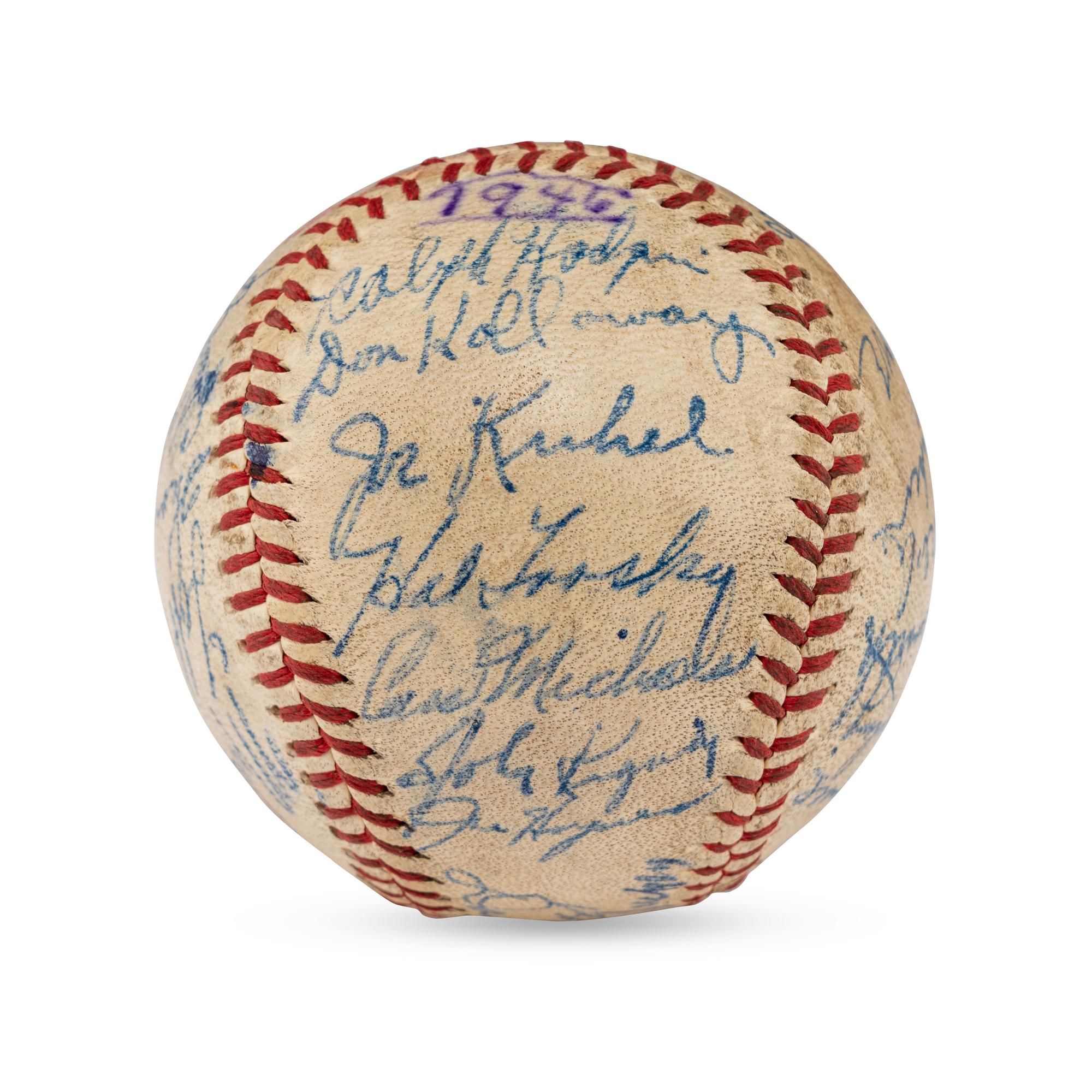 A 1946 Chicago White Sox Team Signed Autograph Baseball
