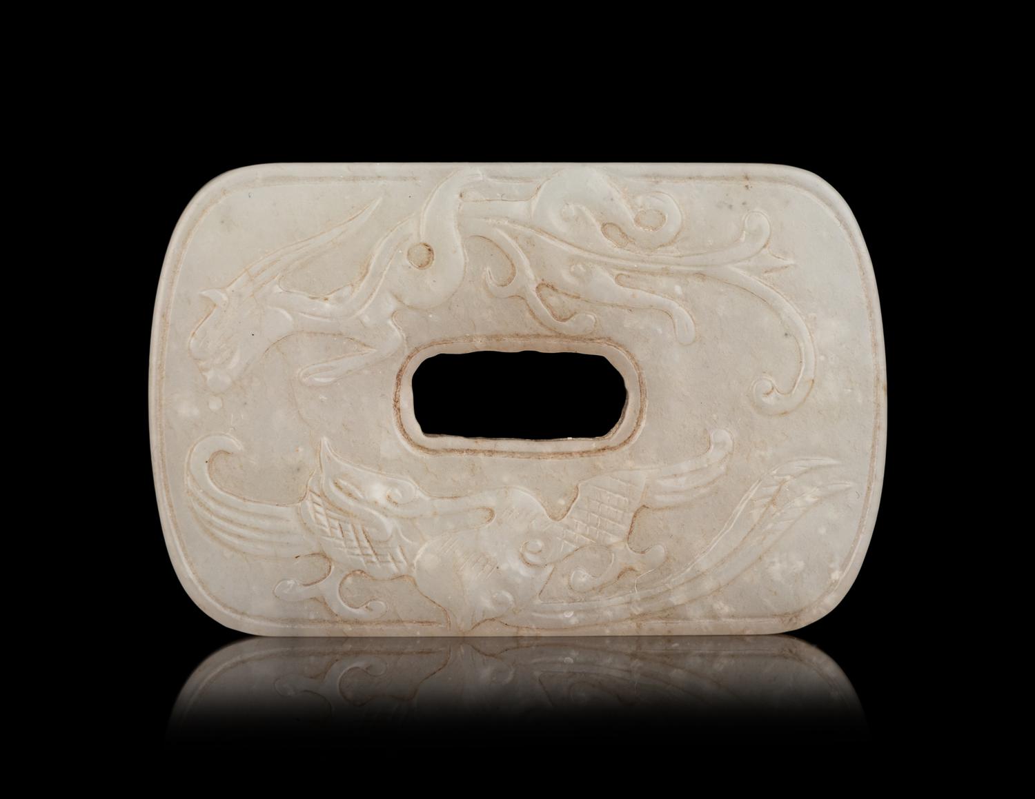 Three Chinese Jade Plaques