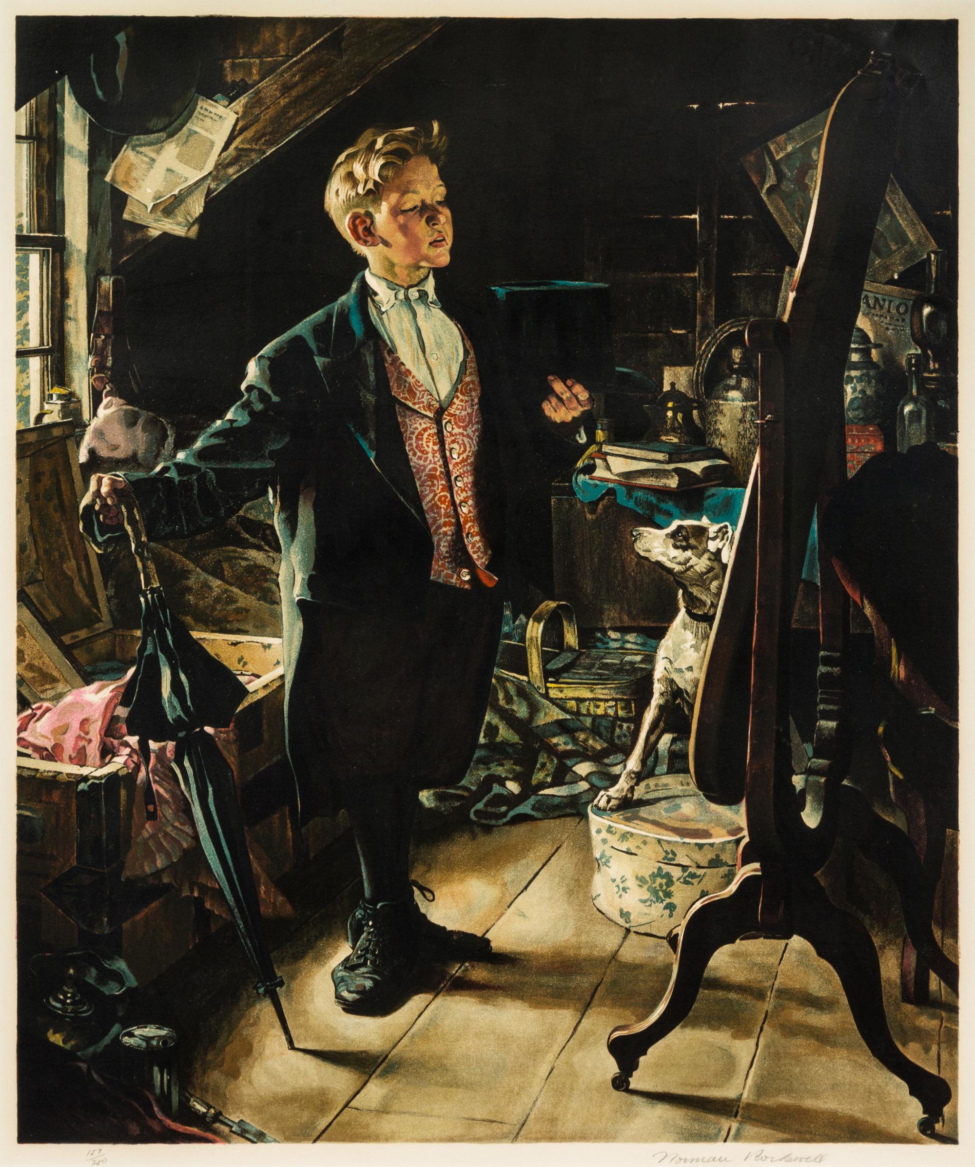 Norman Rockwell, (American, 1894-1978), Top Hat and Tails, 1976