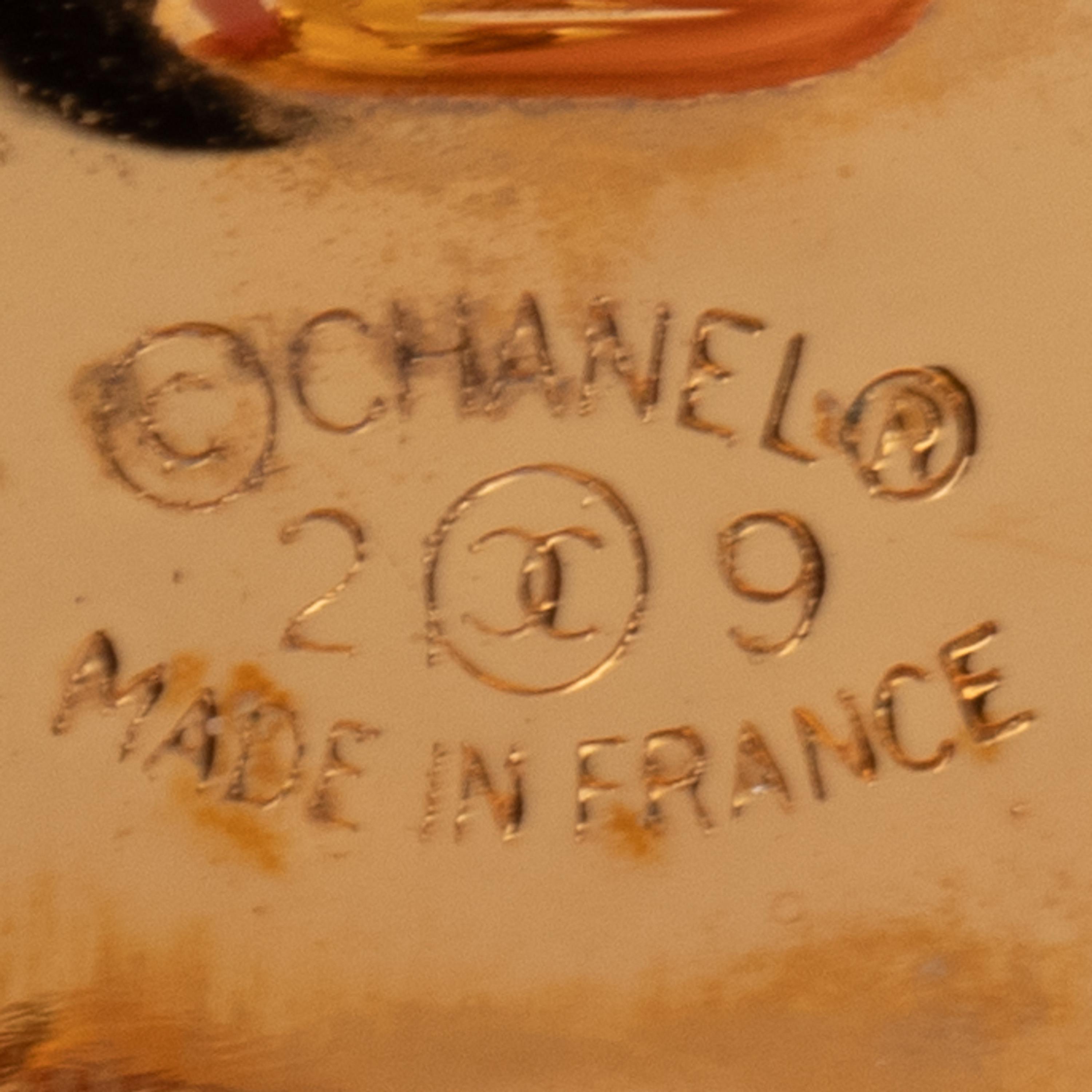 Chanel, Circular CC Stud Ear Clips