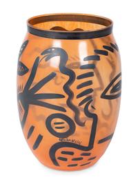 A Kotsa Boda Blown Glass Vase — 20TH CENTURY