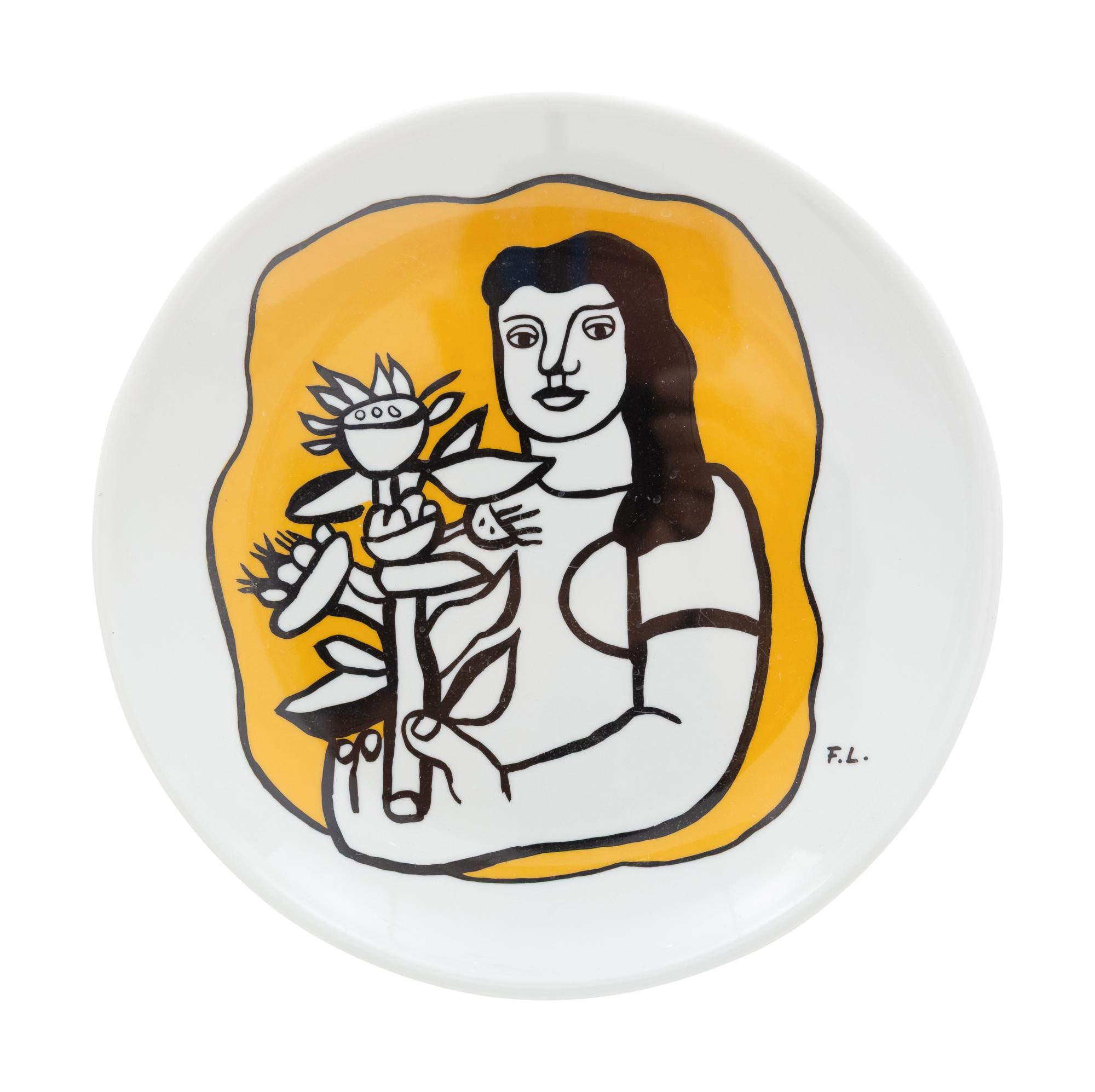 Four Framed Plates