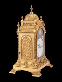 An English Gilt Bronze Mantel Clock Case, Eardley Norton