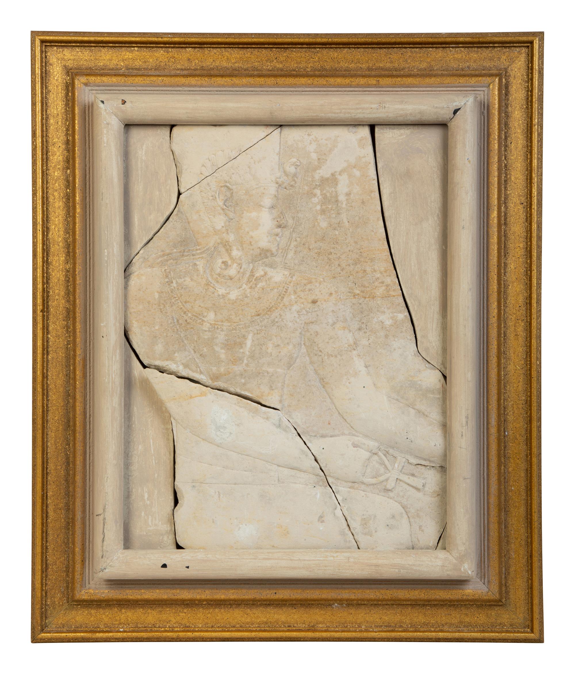 An Egyptian Limestone Relief of Osiris — 20TH CENTURY