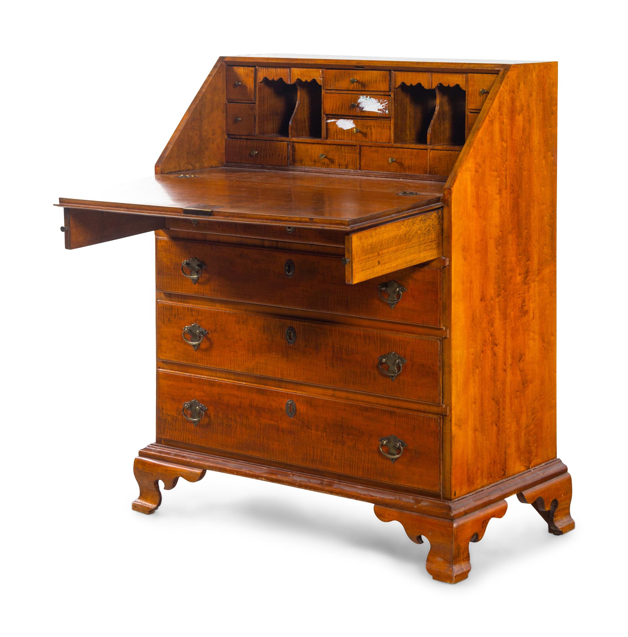 An American Maple Slant Front Desk