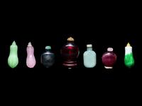 Seven Chinese Glass Snuff Bottles