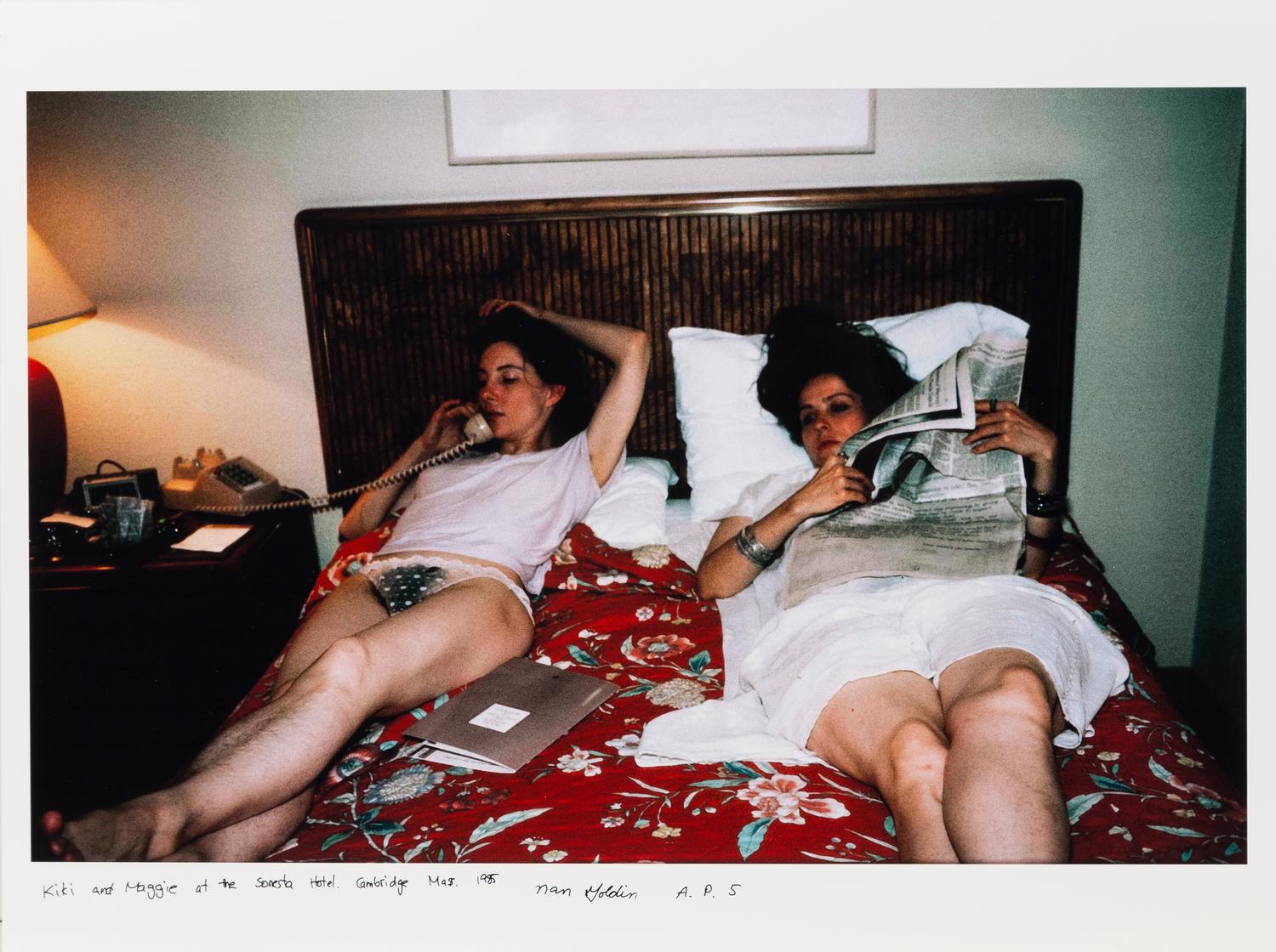 Nan Goldin, (American, b. 1953), Kiki and Maggie at the Sonesta Hotel, 1985