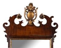 A George III Mahogany and Parcel Gilt Mirror