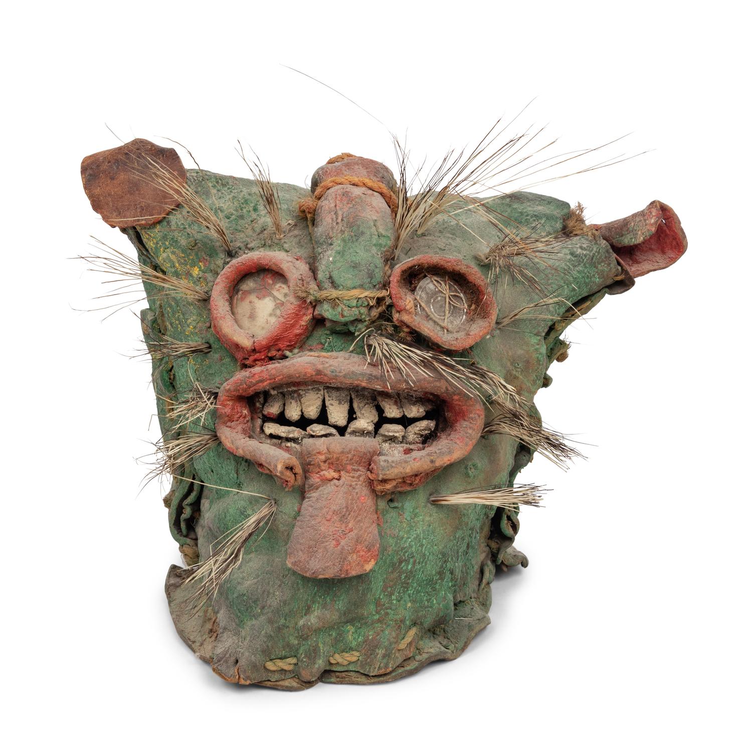 A Mexican 'Tigre' Helmet Mask